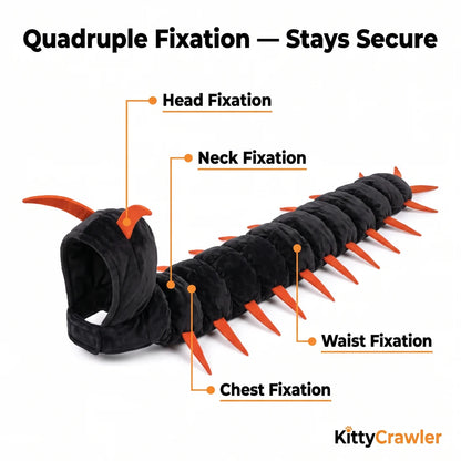 Doggy Crawler™ Dog & Cat Centipede Costume | Soft Plush, Adjustable Fit