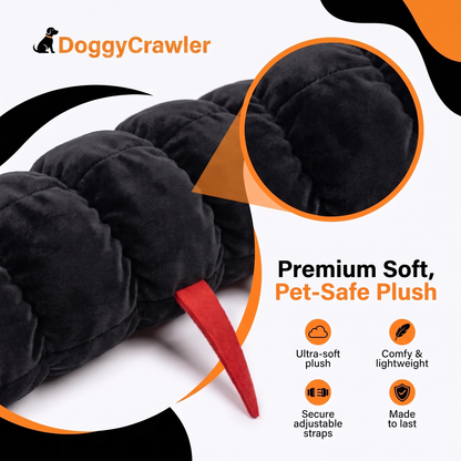 Doggy Crawler™ Dog & Cat Centipede Costume | Soft Plush, Adjustable Fit